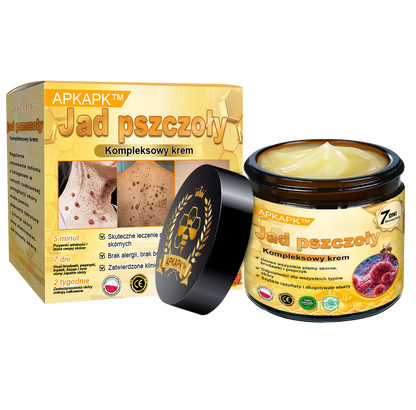 𝖠𝖯𝖪𝖠𝖯𝖪® 𝗕𝗲𝗲 𝗩𝗲𝗻𝗼𝗺 𝗞𝗿𝗲𝗺 𝗻𝗮 𝗼𝗯𝗻𝗼𝘄𝗲𝗻𝗶𝗲 𝗸𝗼𝘇𝗵𝘆🐝pomaga w leczeniu problemów skórnych, takich jak: zmarszczki, blizny, plamy pigmentacyjne, rozstępy, trądzik, łuszczyca, egzema, zmiany skórne, podrażnienia, stany zapalne i inne problemy skórne