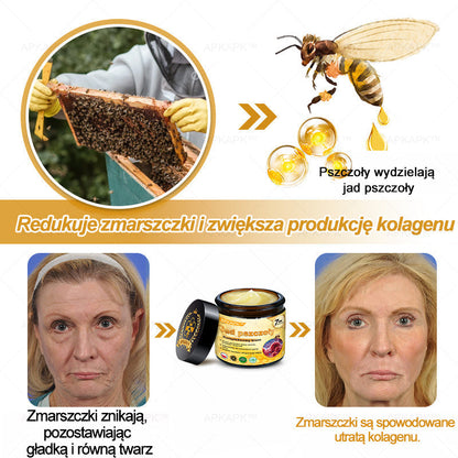 𝖠𝖯𝖪𝖠𝖯𝖪® 𝗕𝗲𝗲 𝗩𝗲𝗻𝗼𝗺 𝗞𝗿𝗲𝗺 𝗻𝗮 𝗼𝗯𝗻𝗼𝘄𝗲𝗻𝗶𝗲 𝗸𝗼𝘇𝗵𝘆🐝pomaga w leczeniu problemów skórnych, takich jak: zmarszczki, blizny, plamy pigmentacyjne, rozstępy, trądzik, łuszczyca, egzema, zmiany skórne, podrażnienia, stany zapalne i inne problemy skórne