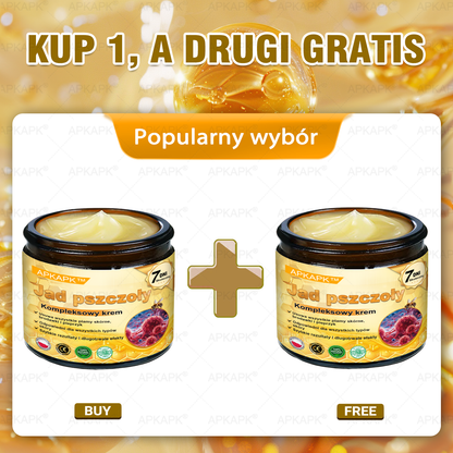 𝖠𝖯𝖪𝖠𝖯𝖪® 𝗕𝗲𝗲 𝗩𝗲𝗻𝗼𝗺 𝗞𝗿𝗲𝗺 𝗻𝗮 𝗼𝗯𝗻𝗼𝘄𝗲𝗻𝗶𝗲 𝗸𝗼𝘇𝗵𝘆🐝pomaga w leczeniu problemów skórnych, takich jak: zmarszczki, blizny, plamy pigmentacyjne, rozstępy, trądzik, łuszczyca, egzema, zmiany skórne, podrażnienia, stany zapalne i inne problemy skórne