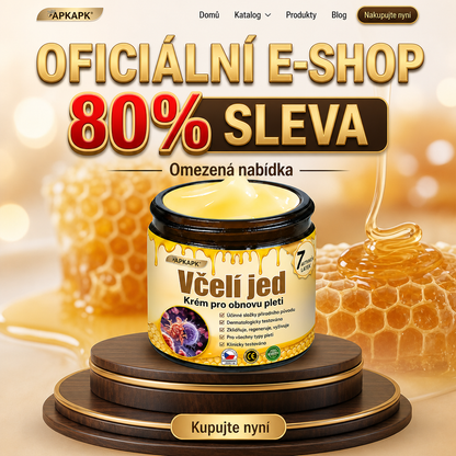 𝖠𝖯𝖪𝖠𝖯𝖪® 🐝 Krém s včelím jedem na obnovu pokožky 🐝 pomáhá při řešení kožních problémů, jako jsou: vrásky, jizvy, pigmentové skvrny, strie, akné, lupénka, ekzém, kožní léze, podráždění, záněty a další kožní potíže .