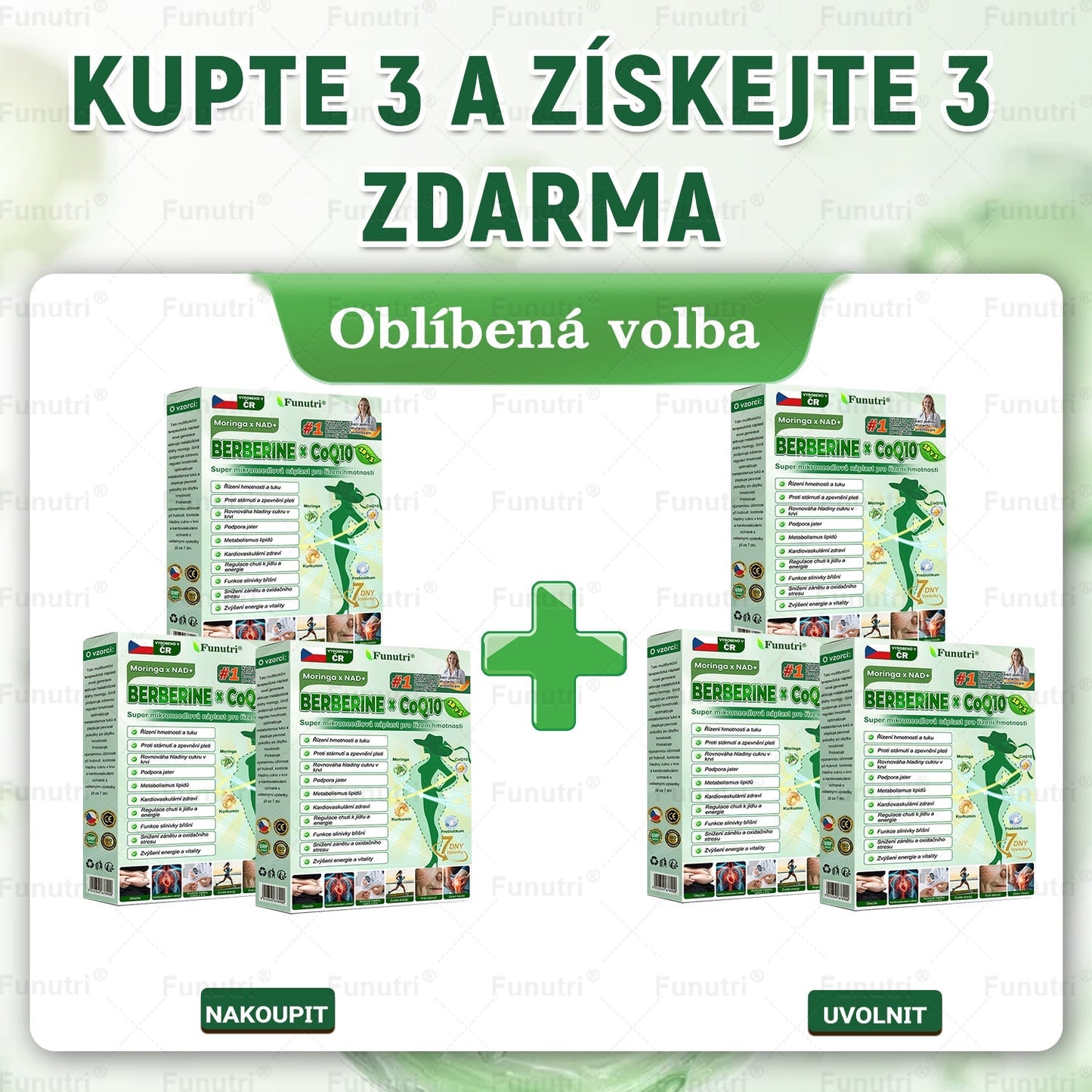 Oficiální obchod 💯 Funutri® 10 v 1 metabolická tvarující náplast s nano mikrojehličkami (Pouze jednou denně, viditelné změny již za 7 dní)  Určeno pro osoby s obezitou, diabetem, spánkovou apnoe