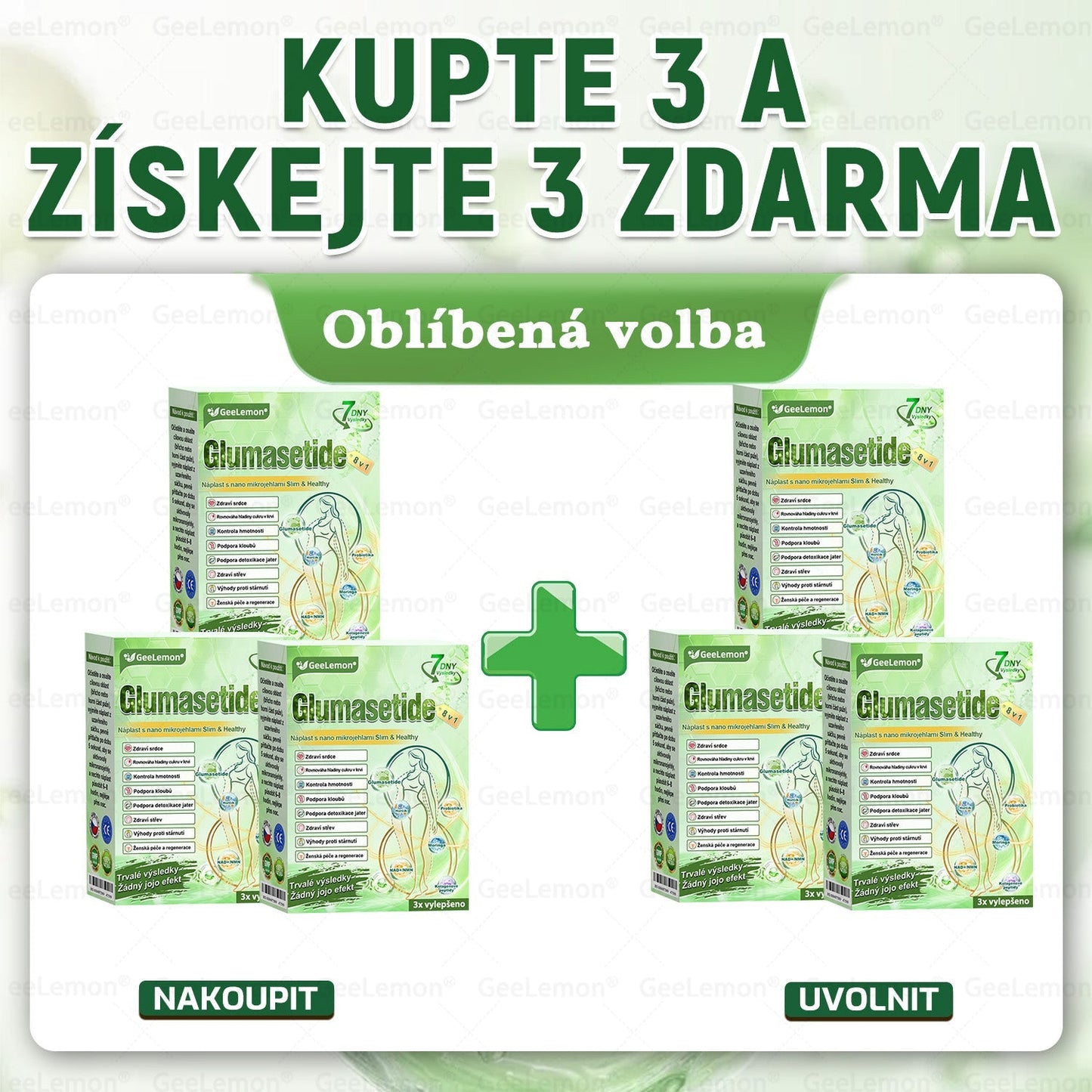 𝐆𝐞𝑒𝑙𝑒𝐦𝐨𝐧®🎁 Posledních 5 balení skladem!🎉Aktivujte si dodatečnou 30% slevu – pouze dnes!  Nepropásněte tuto speciální nabídku, další už nemusí být dostupná.