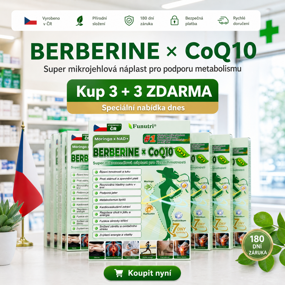 Funutri®🎁 Posledních 5 balení skladem!🎉Aktivujte si dodatečnou 50% slevu – pouze dnes!  Nepropásněte tuto speciální nabídku, další už nemusí být dostupná.
